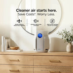 Shark BreatheClear Compact Air Purifier with NeverChange6 - Dove (HP062UK)