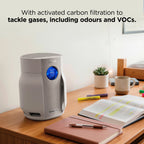 Shark BreatheClear Compact Air Purifier with NeverChange6 - Dove (HP062UK)