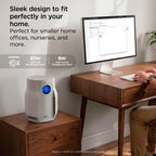 Shark BreatheClear Compact Air Purifier with NeverChange6 - Dove (HP062UK)