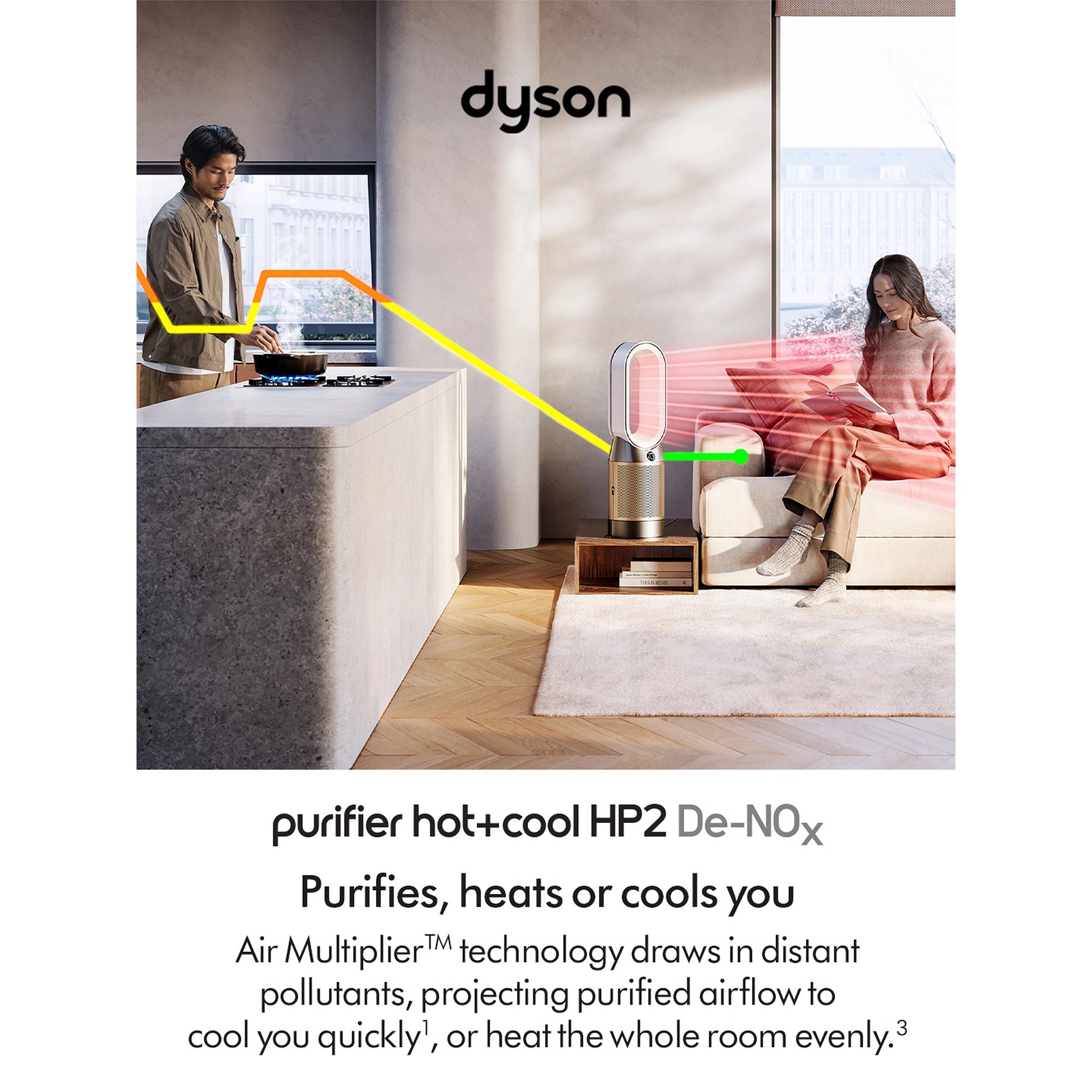 Dyson Hot Cool HP2 De-NOx Purifying Fan Heater HP12 – Stuart