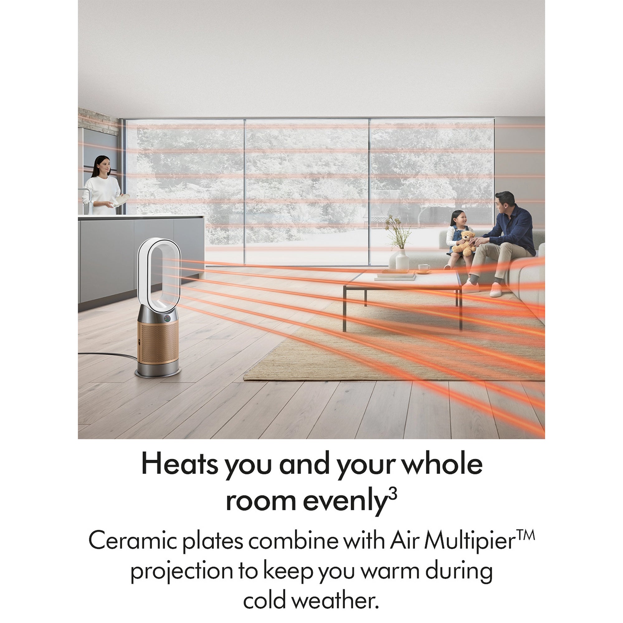 Dyson Hot Cool HP2 De-NOx Purifying Fan Heater HP12