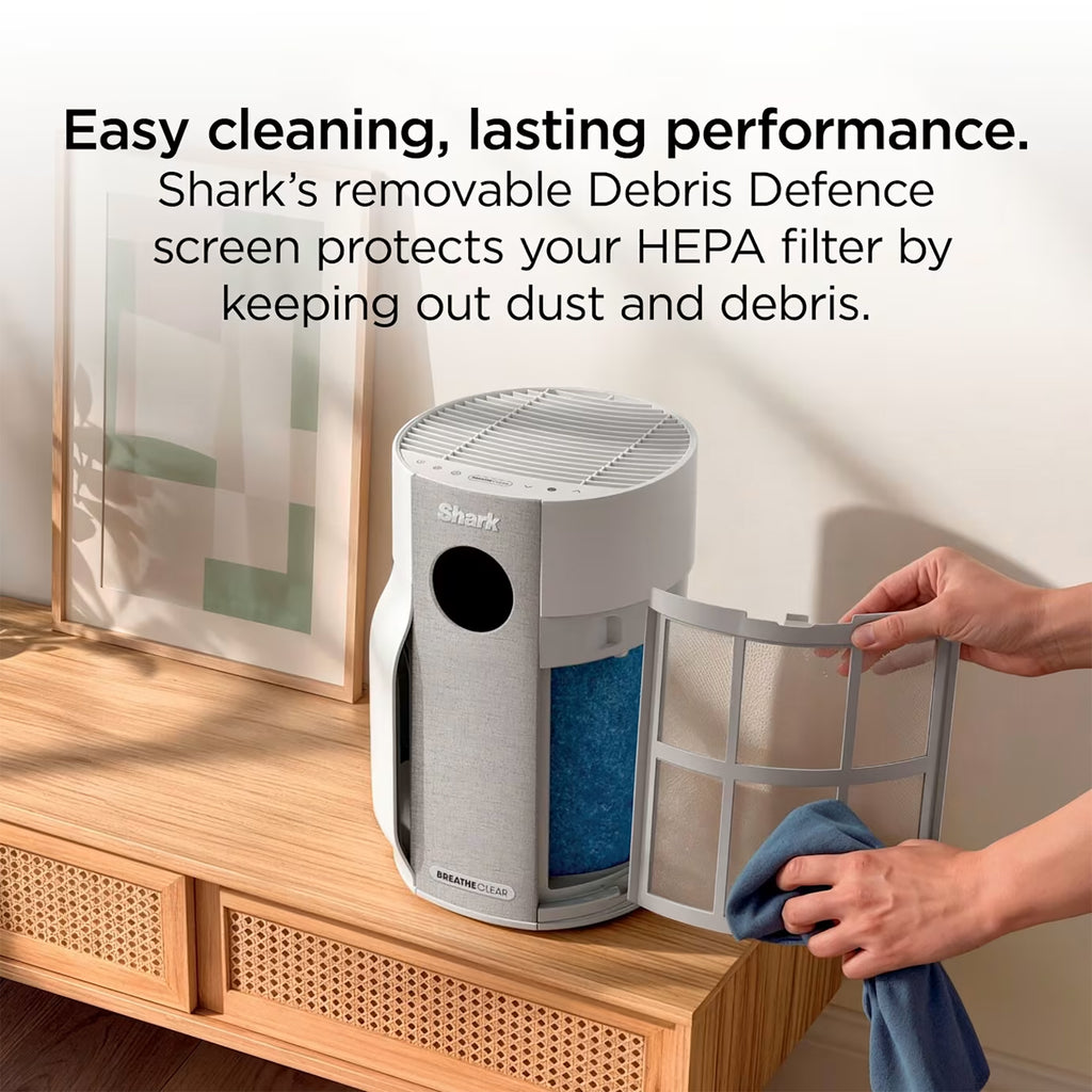 Shark BreatheClear with NeverChange6 Air Purifier - Dove - HP162UK