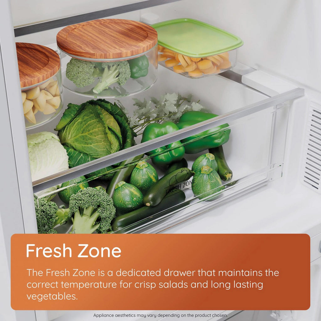 Hotpoint HPKF5351XP4UK 3 Door American Fridge Freezer, 249L Fridge, 102L Freezer, 60cm Wide, Frost Free, Brushed Steel