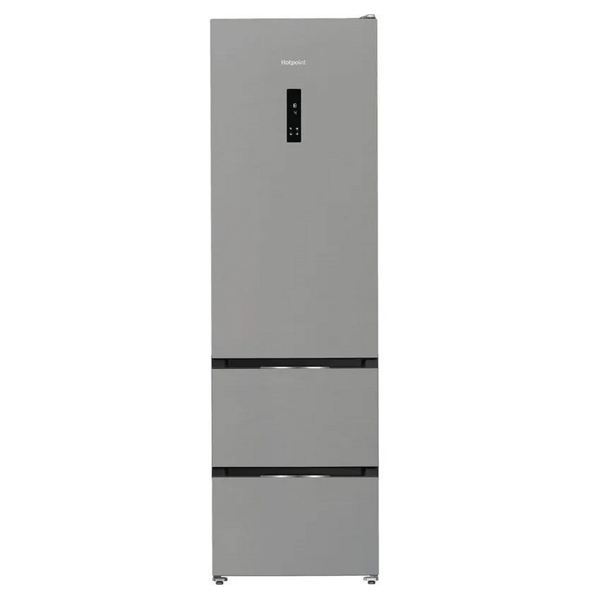 Hotpoint HPKF5351XP4UK 3 Door American Fridge Freezer, 249L Fridge, 102L Freezer, 60cm Wide, Frost Free, Brushed Steel