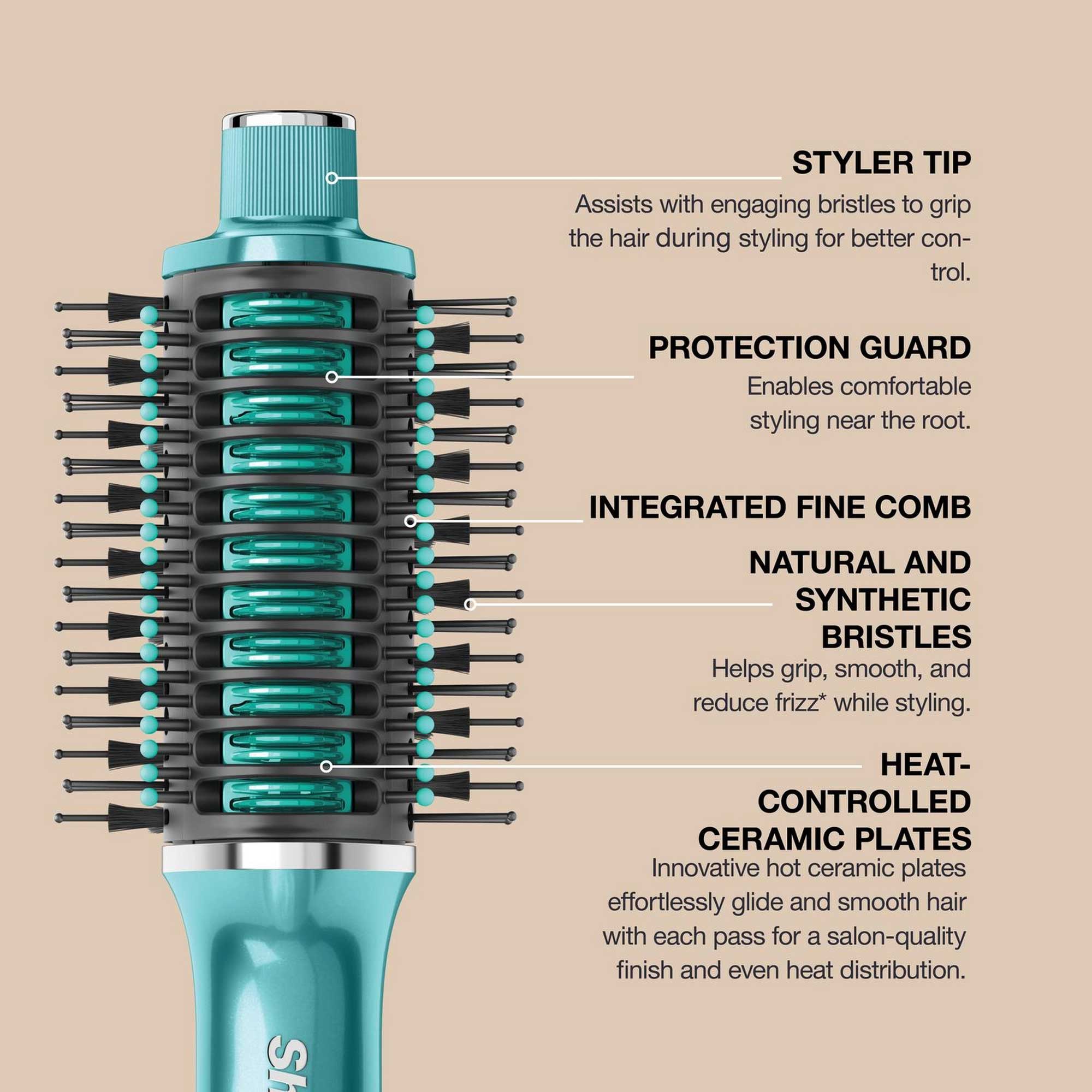 Shark Glossi 2-in-1 Hot Tool & Air Glosser – Teal | HT302UKTL