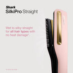 Shark SilkiPro Hair Straightener & Dryer - Rose Petal - HT401UKPK