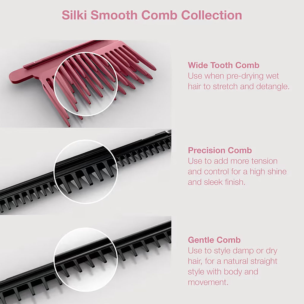 Shark SilkiPro Hair Straightener & Dryer - Rose Petal - HT401UKPK