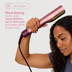 Shark SilkiPro Hair Straightener & Dryer - Rose Petal - HT401UKPK