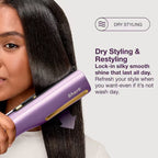 Shark SilkiPro Hair Straightener & Dryer - Plum Satin - HT401UKPU