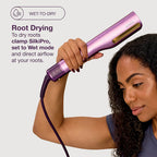 Shark SilkiPro Hair Straightener & Dryer - Plum Satin - HT401UKPU
