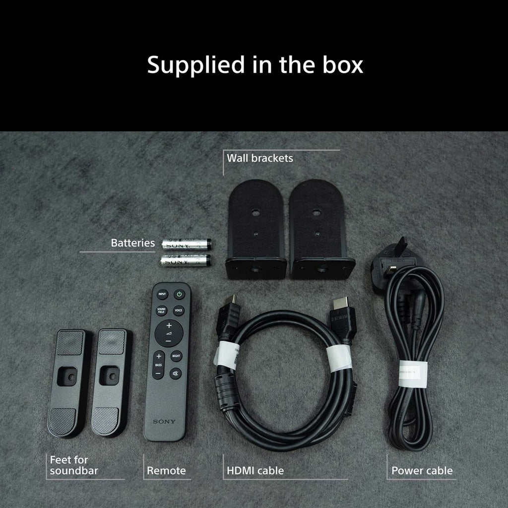 Sony HTA7100KIT.CEK BRAVIA Theatre Bar 7 + S 5.1.2ch Dolby Atmos Soundbar with SASW7 100W Subwoofer