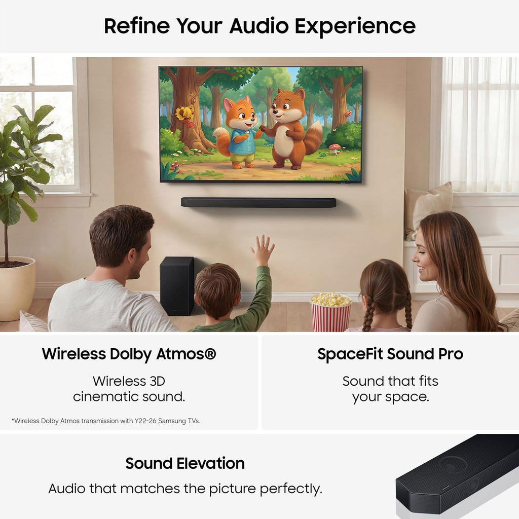 Samsung HW-Q600H/XU 3.1.2ch Q-Series Soundbar & Subwoofer