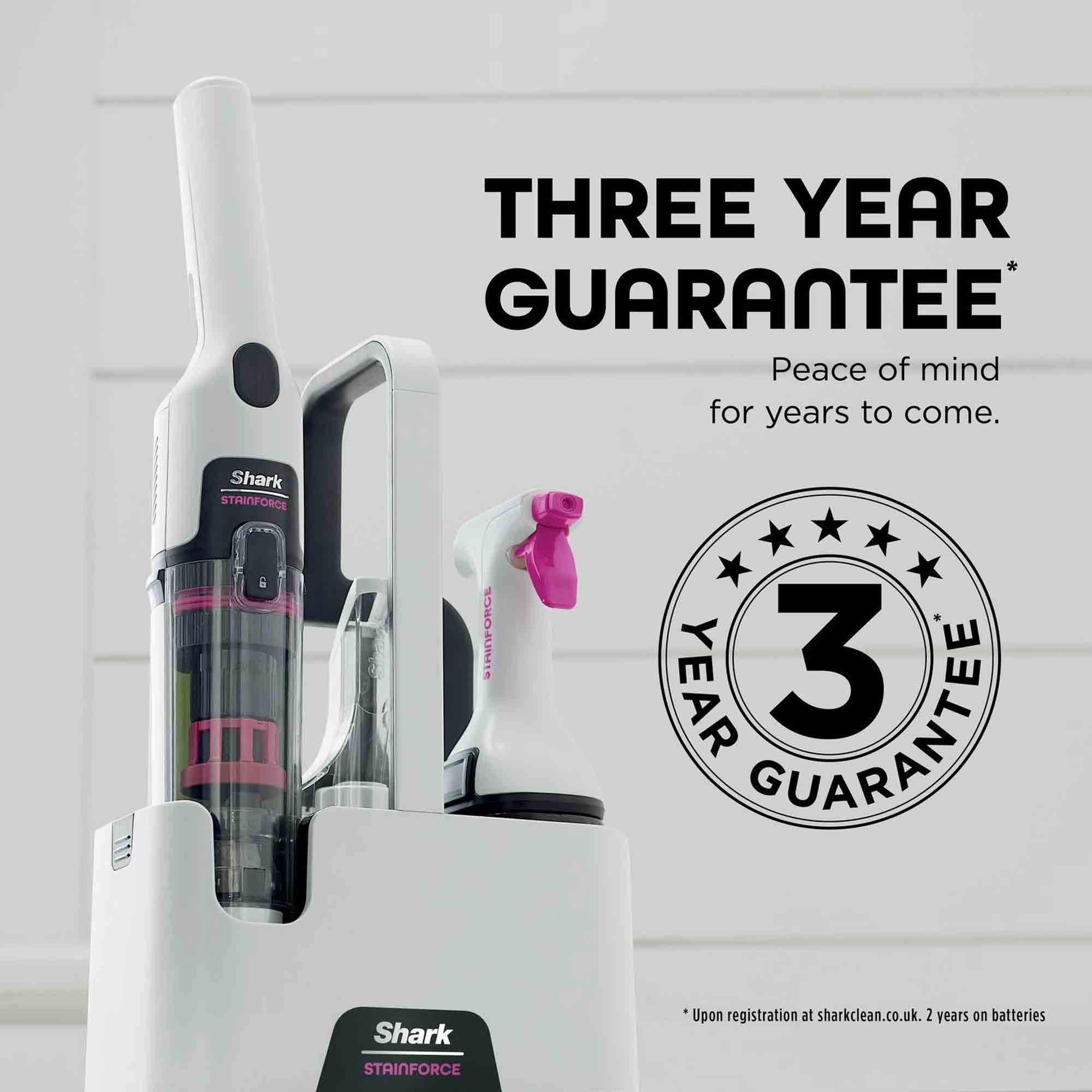 Shark StainForce Cordless Stain-Destroying Spot Cleaner – HX100UKT