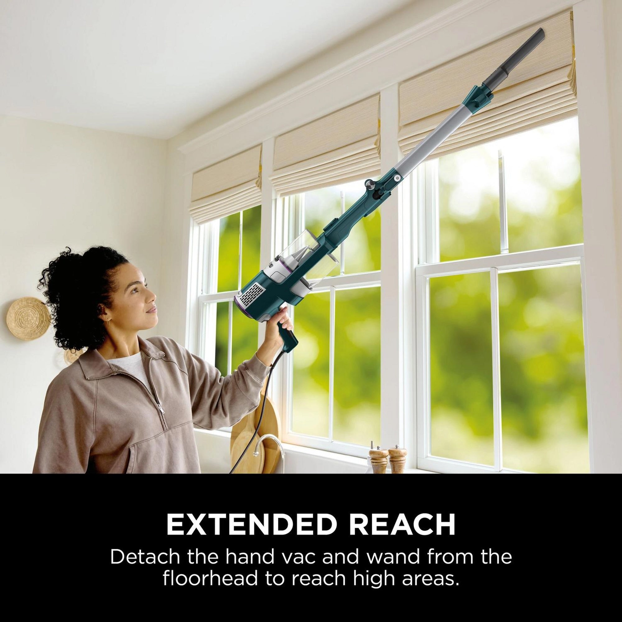 Shark PowerDetect Corded Stick Vacuum Cleaner - Dark Teal - HZ4000UKT