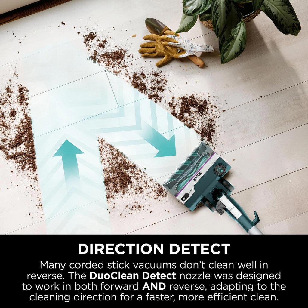 Shark PowerDetect Corded Stick Vacuum Cleaner - Dark Teal - HZ4000UKT