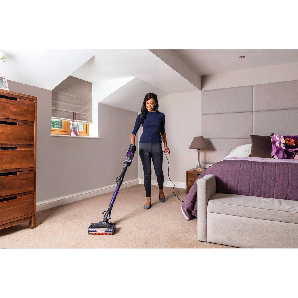 Shark Anti Hair Wrap Corded Stick Vacuum Cleaner with Flexology – Purple | HZ500UK