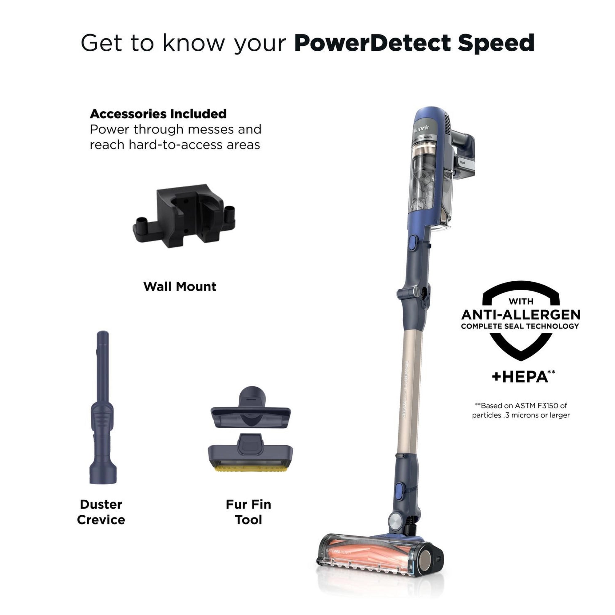 Shark Phoenix Power Detect Light Cordless Pet Vacuum Cleaner - Ultramarine - IA1241UKT