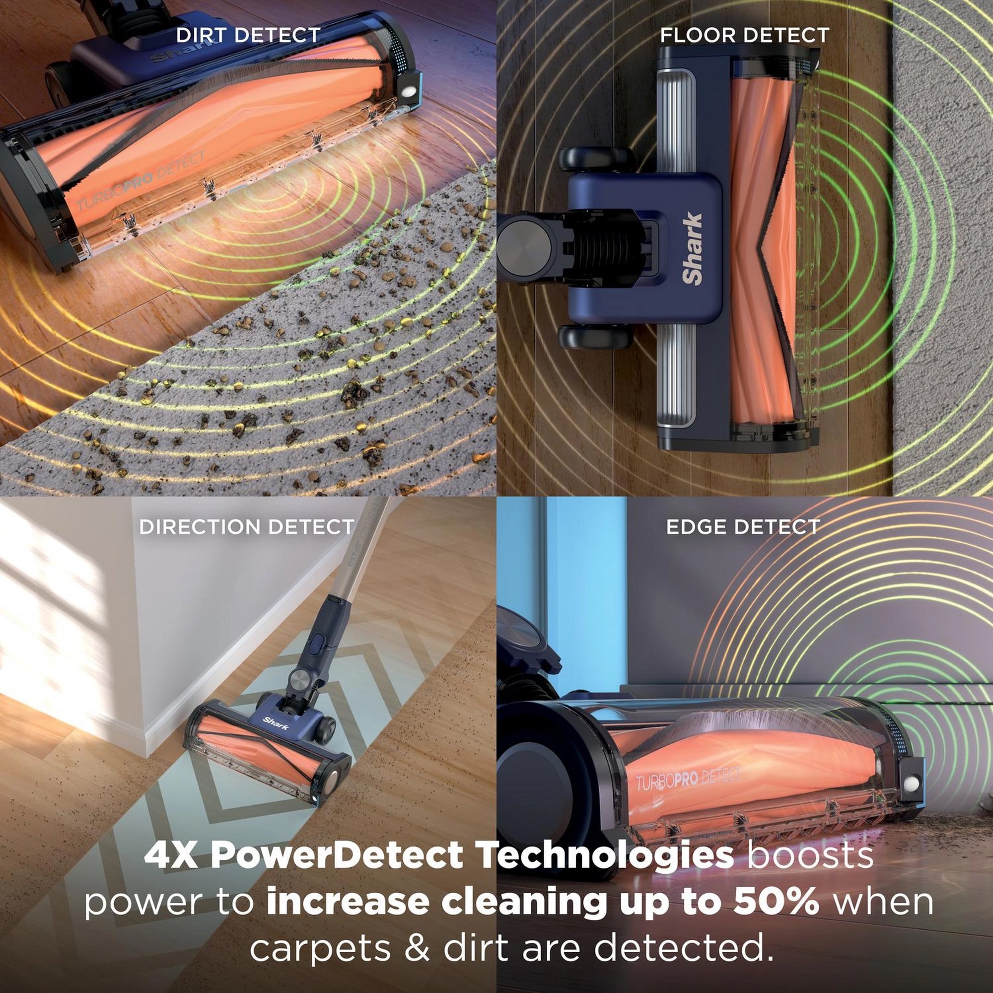 Shark Phoenix Power Detect Light Cordless Pet Vacuum Cleaner - Ultramarine - IA1241UKT