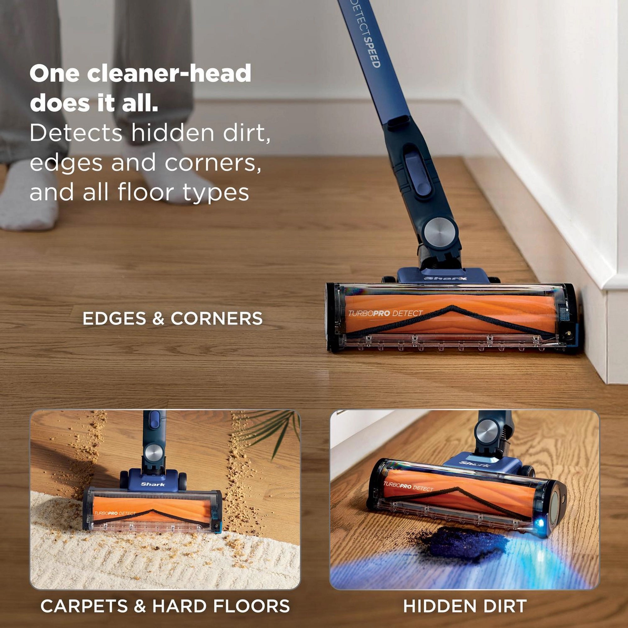 Shark PowerDetect Speed Clean & Empty Pet Pro Cordless Vacuum Cleaner – Ultramarine - IA3241UKT