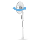 Igenix 16" Cooling Pedestal Fan with Remote Control - White (IGFD2016W)