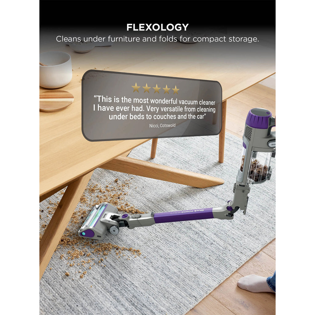Shark PowerDetect Cordless Vacuum Cleaner - Purple/Grey (IP1251UK)
