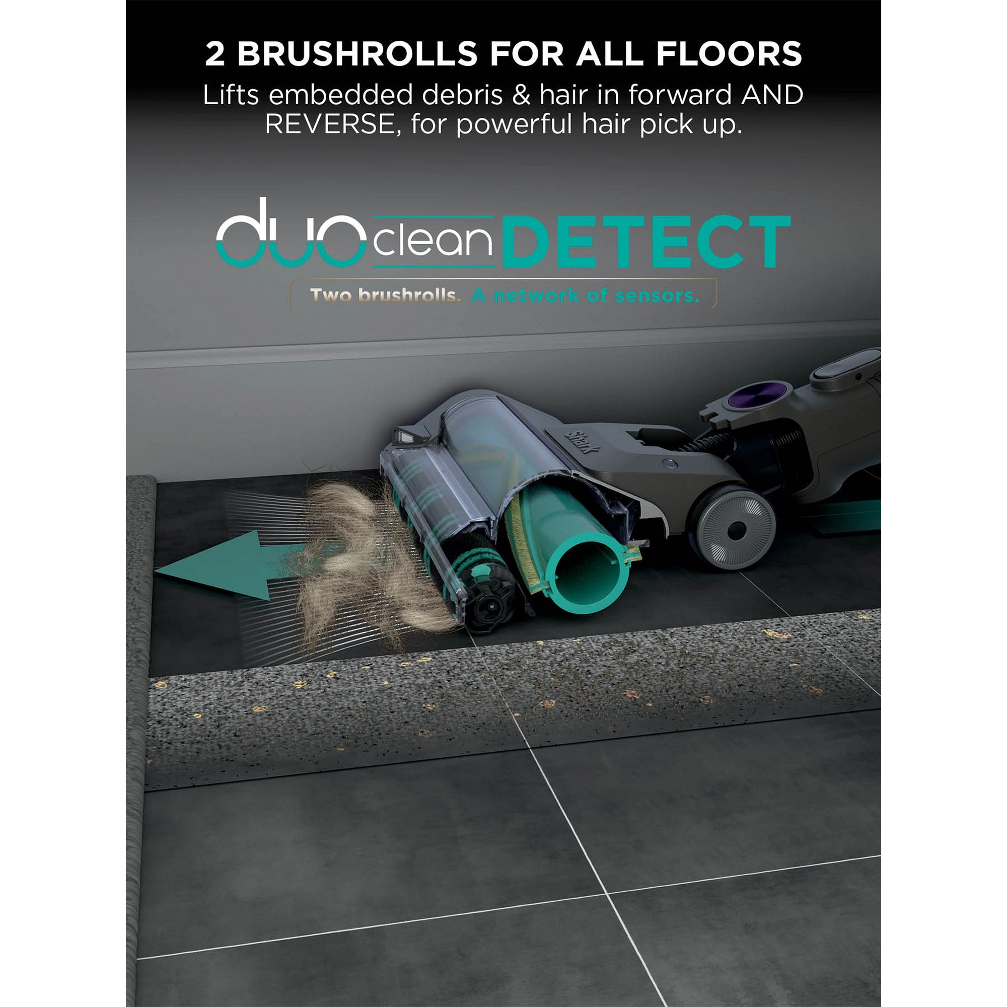 Shark PowerDetect Cordless Vacuum Cleaner - Purple/Grey (IP1251UK)