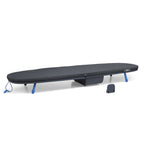 Navy ironing board on a white background