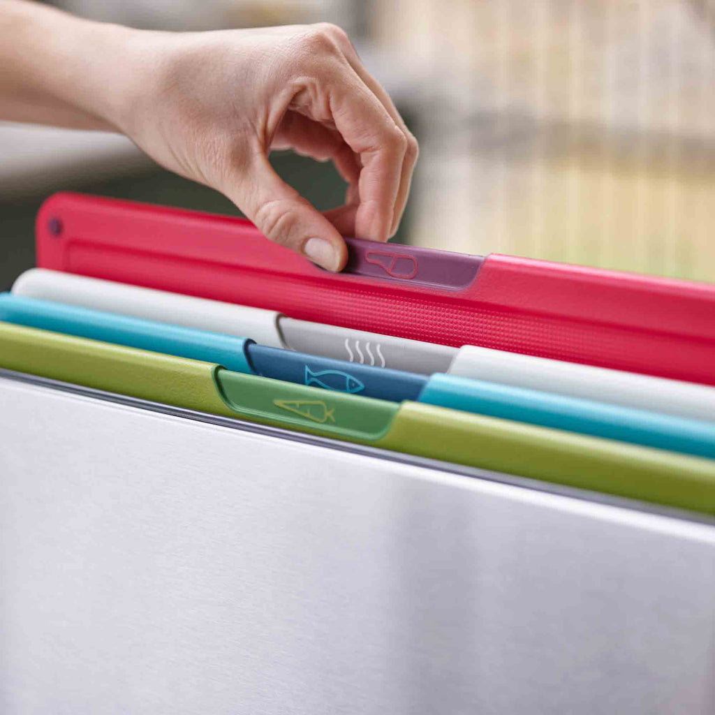 Joseph Joseph Folio™ Icon Steel 4-piece Multicolour Chopping Board Set 60226