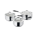 Stellar James Martin Set of 3 20cm, 18cm, 16cm Saucepans - Customer Return