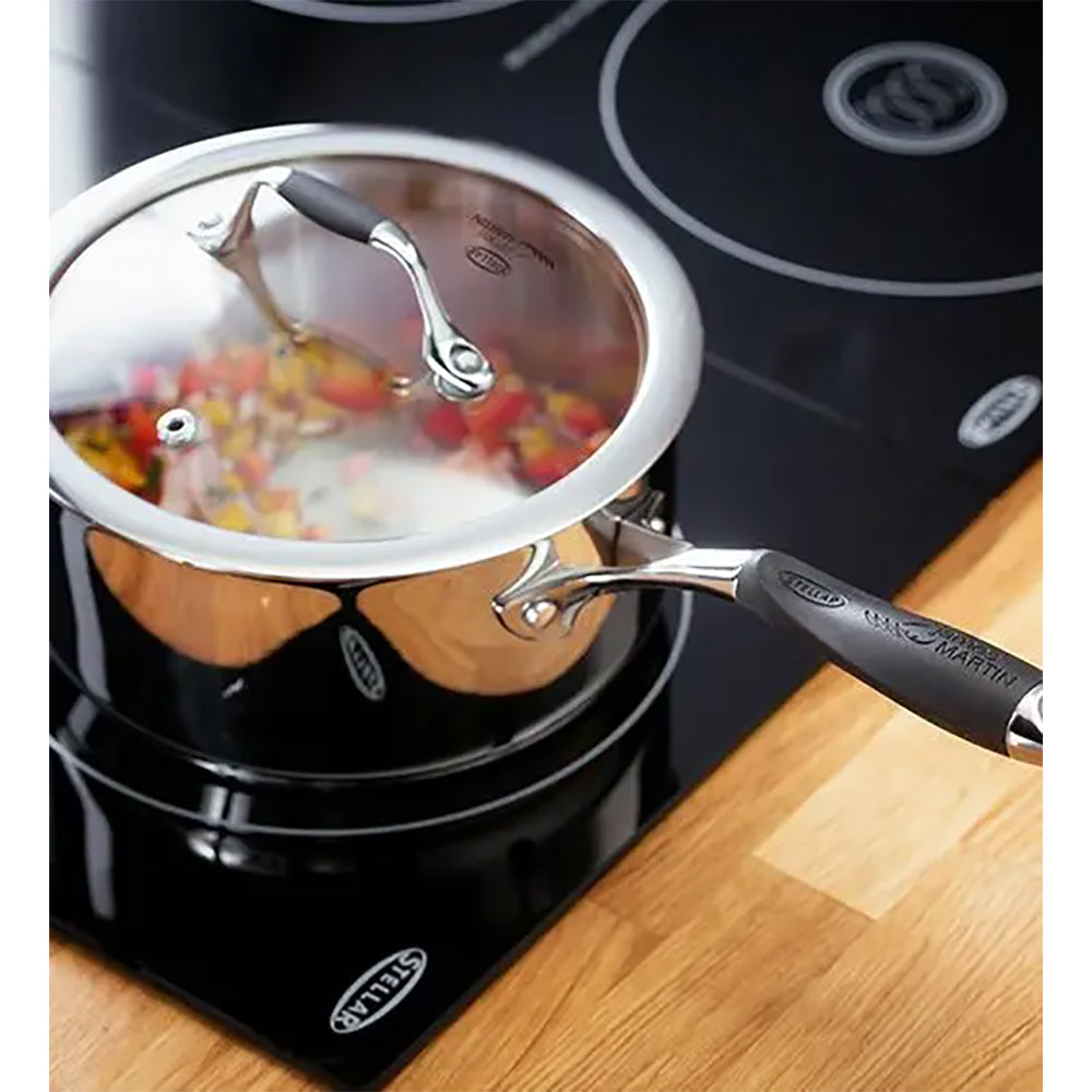 Stellar James Martin Set of 3 20cm, 18cm, 16cm Saucepans - Customer Return