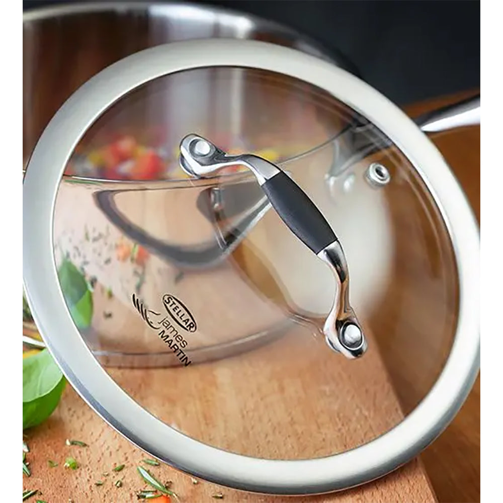 Stellar James Martin Set of 3 20cm, 18cm, 16cm Saucepans - Customer Return