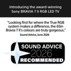 Sony K55XR75M2B.UKA 55 Inch, Ultra HD True RGB Television, Google TV, Freeview HD