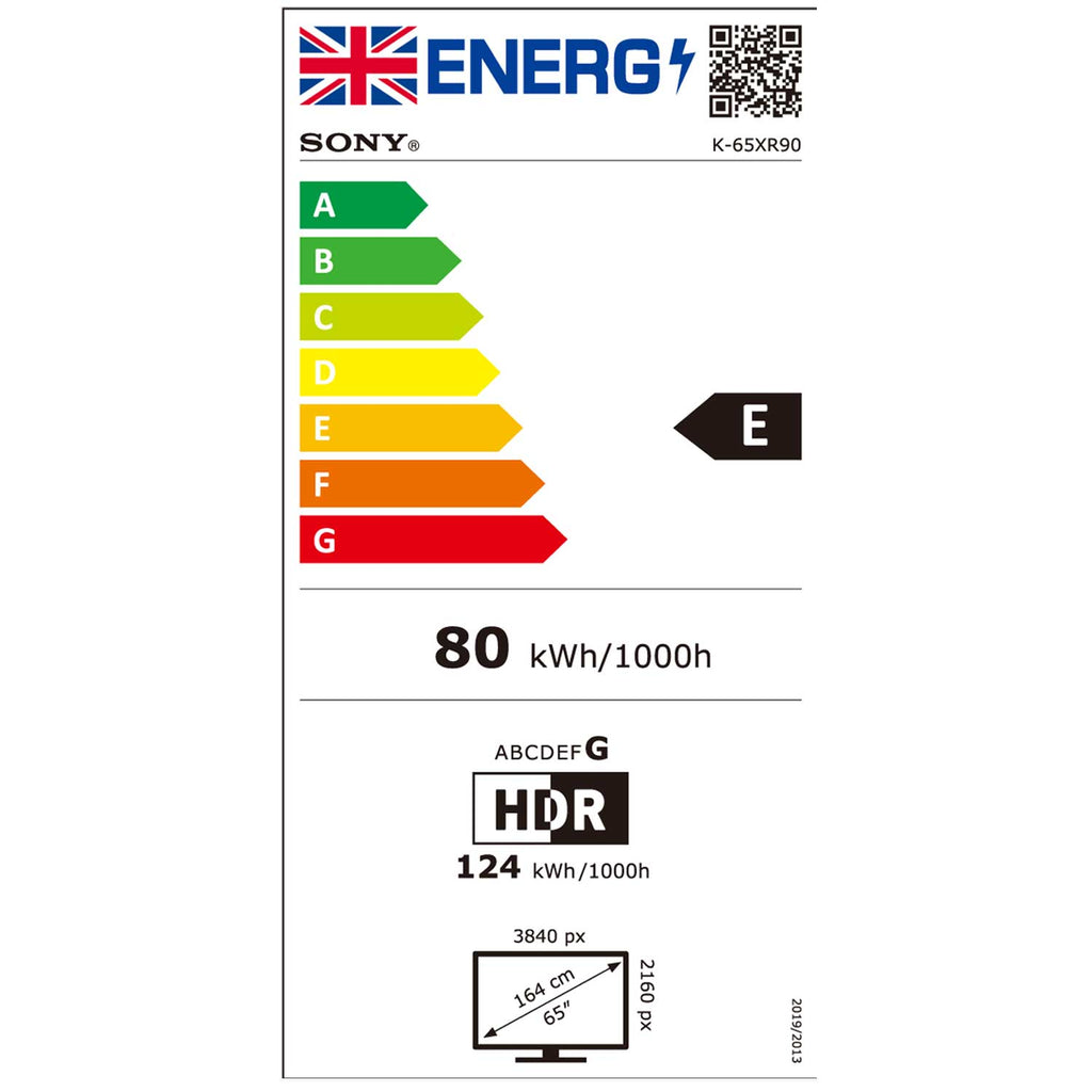 Sony K65XR90PU 65 Inch, Ultra HD Mini LED Television, Google TV, Freeview HD