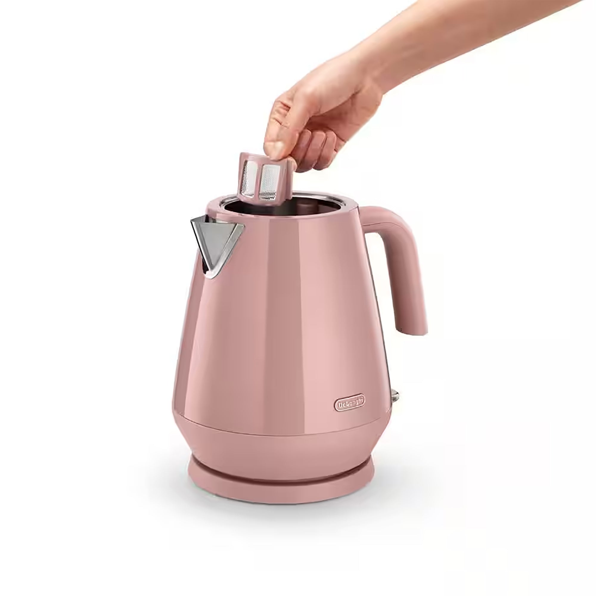 Delonghi Eclettica 1.7L Kettle in Pink - KBY3001PK