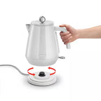 Delonghi Eclettica 1.7L Kettle in White - KBY3001W