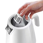 Delonghi Eclettica Special Tea Kettle 1.7L in White - KBY3011W