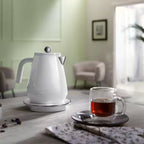 Delonghi Eclettica Special Tea Kettle 1.7L in White - KBY3011W
