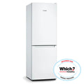 Bosch KGN33NWEBG 176cm Tall Fridge Freezer, 193 Litre Fridge, 89 Litre Freezer, 60cm Wide, Frost free, White