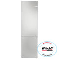 Bosch KGN392LAGG 203cm Tall Fridge Freezer, 260L Fridge, 103L Freezer, 60cm Wide, Frost Free, Stainless Steel Look