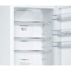 Bosch KGN392WEBG 203cm Tall Fridge Freezer, 279 Litre Fridge, 89 Litre Freezer, 60cm Wide, Frost Free, White