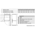 Bosch KGN392WEBG 203cm Tall Fridge Freezer, 279 Litre Fridge, 89 Litre Freezer, 60cm Wide, Frost Free, White