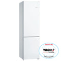 Bosch KGN392WEBG 203cm Tall Fridge Freezer, 279 Litre Fridge, 89 Litre Freezer, 60cm Wide, Frost Free, White