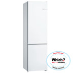 Bosch KGN392WEBG 203cm Tall Fridge Freezer, 279 Litre Fridge, 89 Litre Freezer, 60cm Wide, Frost Free, White