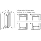 Neff KI1211SE0 Integrated In-Column Larder Fridge, 136 Litres