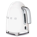 White Smeg electric kettle on a white background