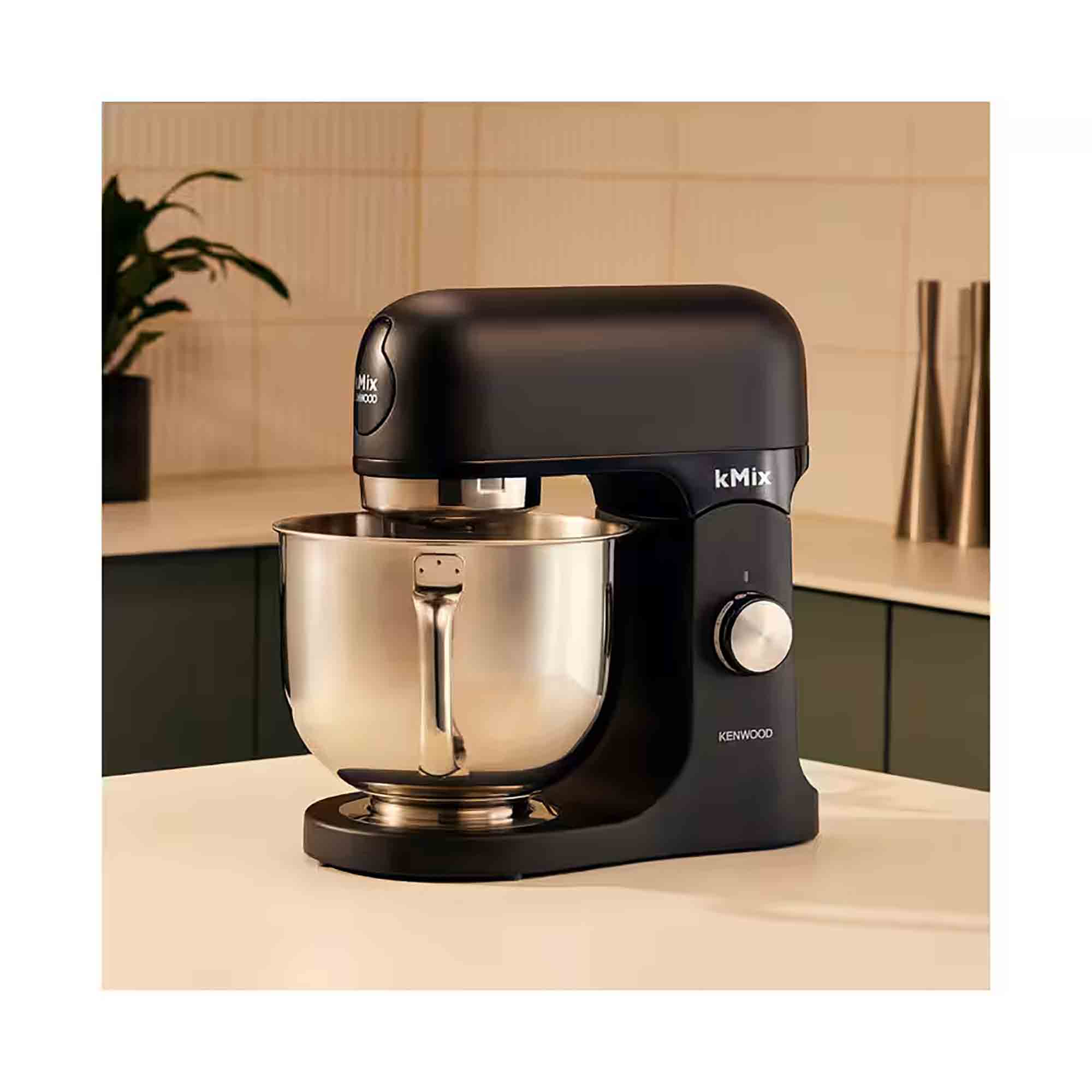 Kenwood kMix Stand Mixer with Stainless Steel Bowl in Black - KMX751ABK