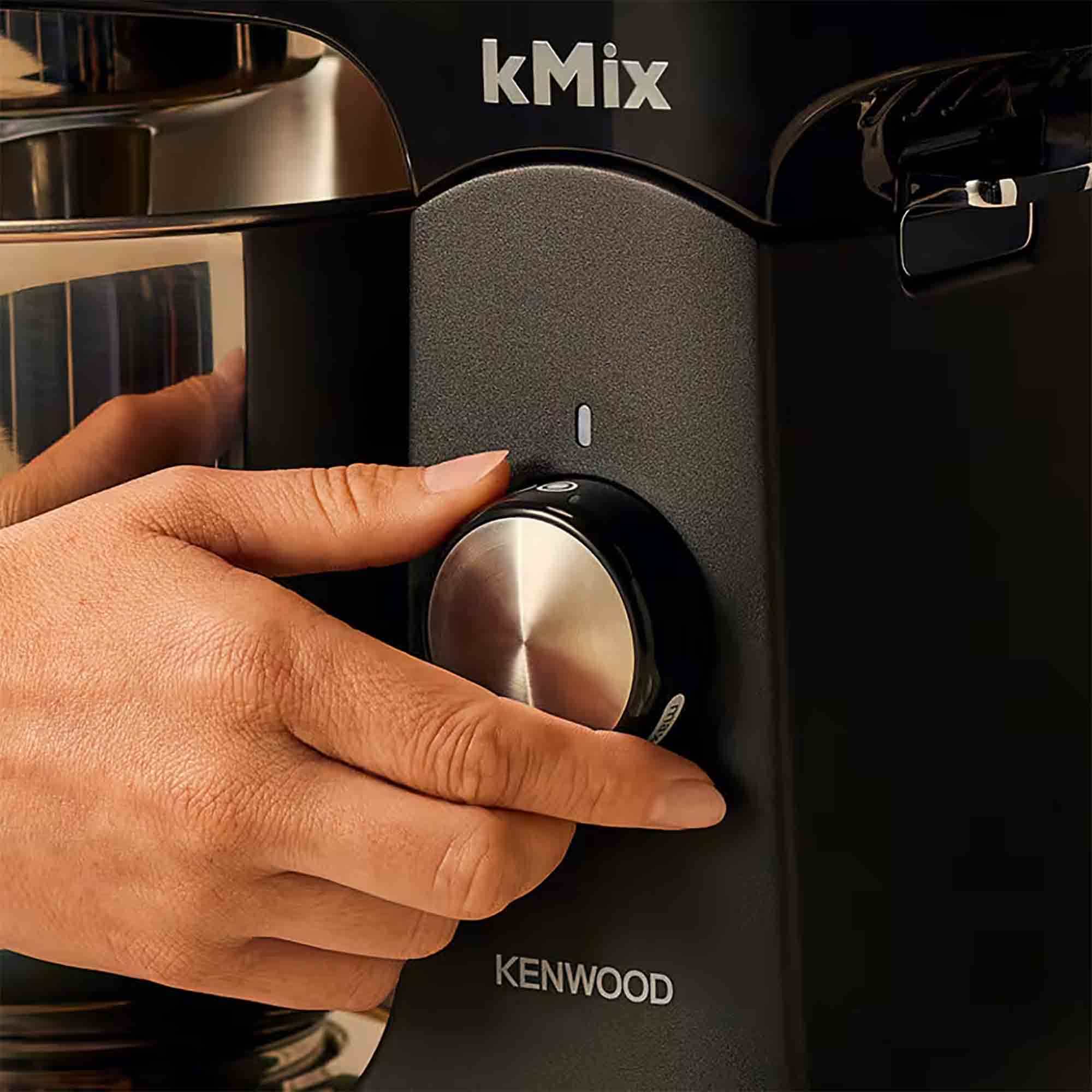 Kenwood kMix Stand Mixer with Stainless Steel Bowl in Black - KMX751ABK