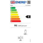 Bosch KTR15NWEAG Undercounter Larder Fridge, 134 Litre Fridge, 56cm Wide, White