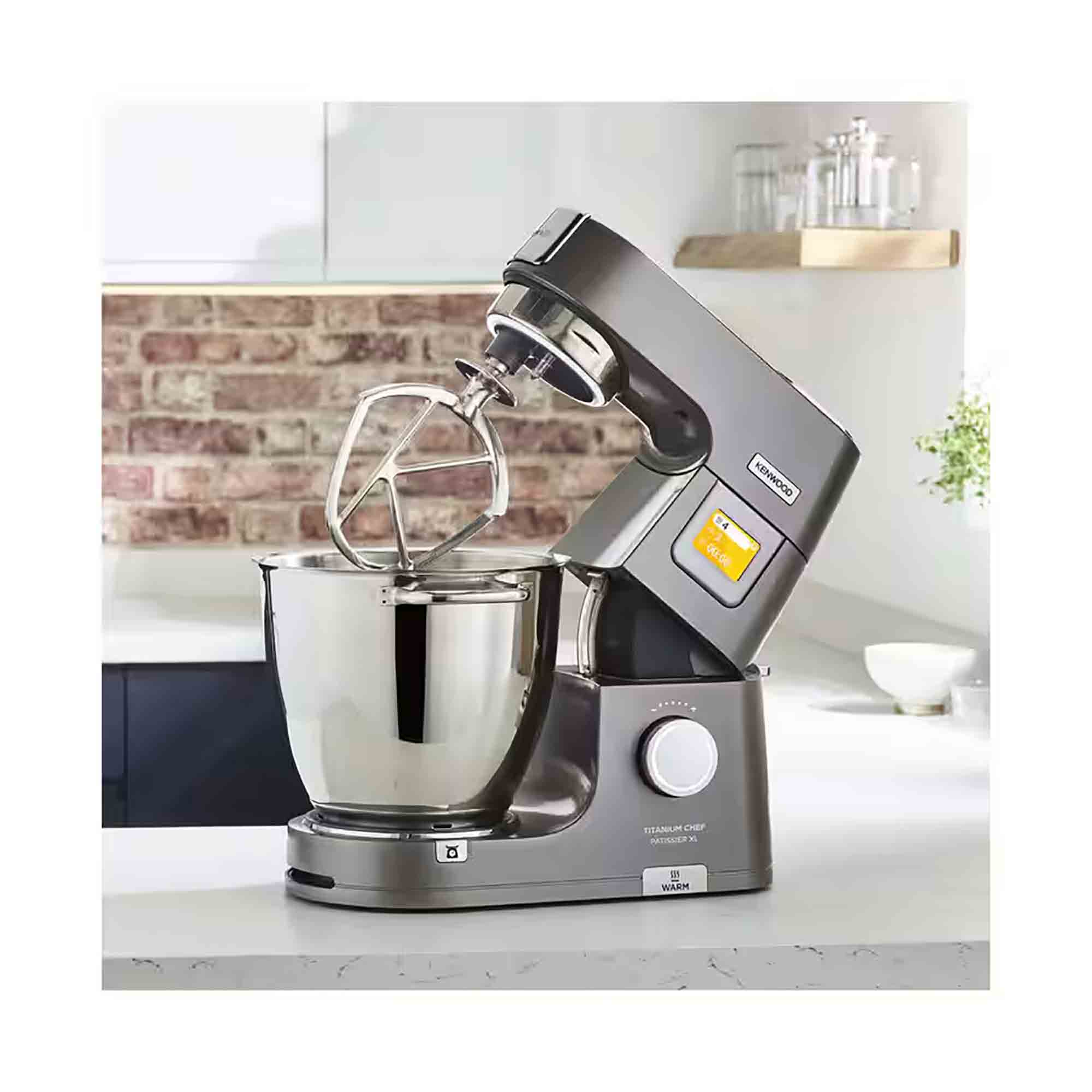 Kenwood Chef Patissier XL 7L Stand Mixer in Titanium - KWL90004SI