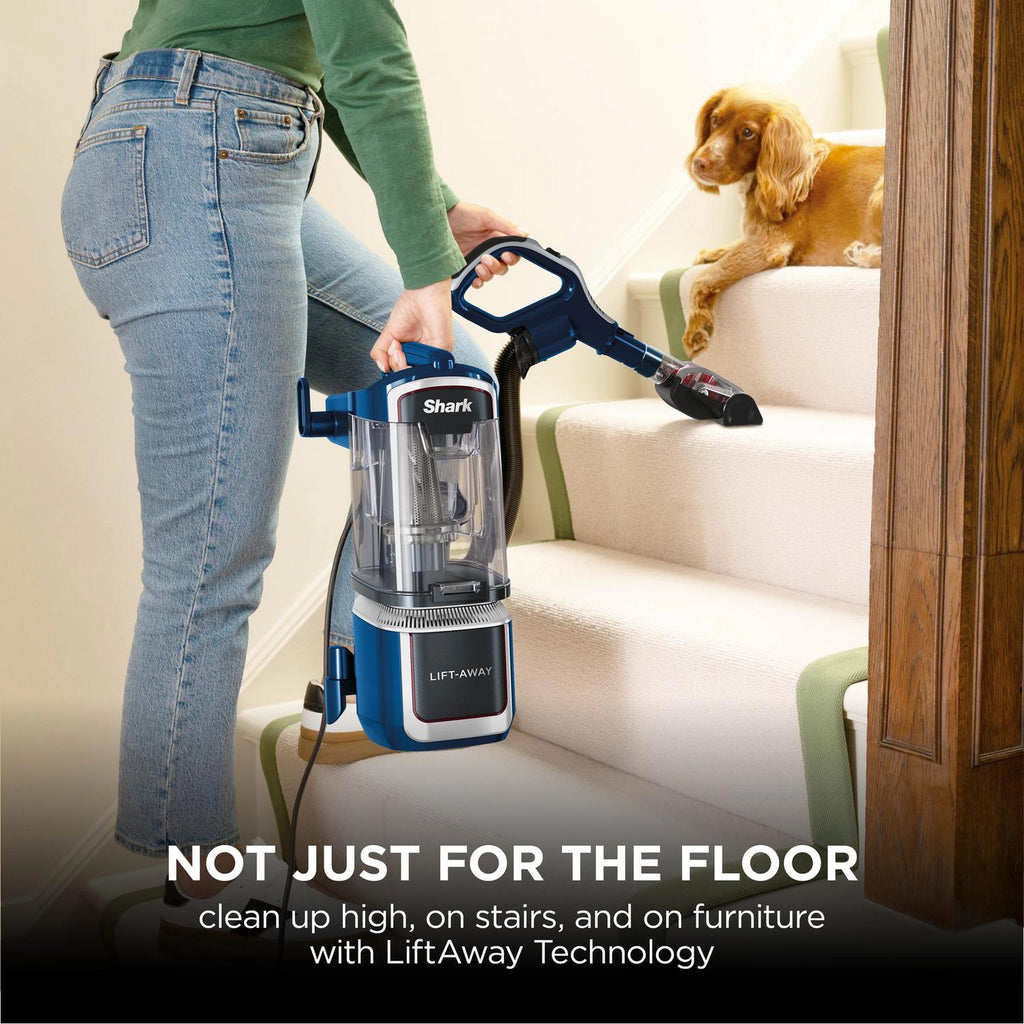 Shark DuoClean Lift-Away Upright Vacuum Cleaner – Navy - LA400UKT